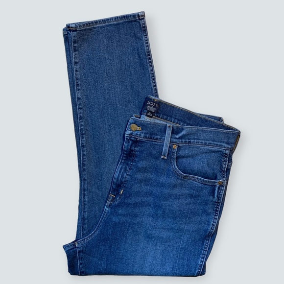 WOMEN’S J. Crew High Rise Classic Vintage Blue Jeans Size 34 in EUC - Picture 7 of 15